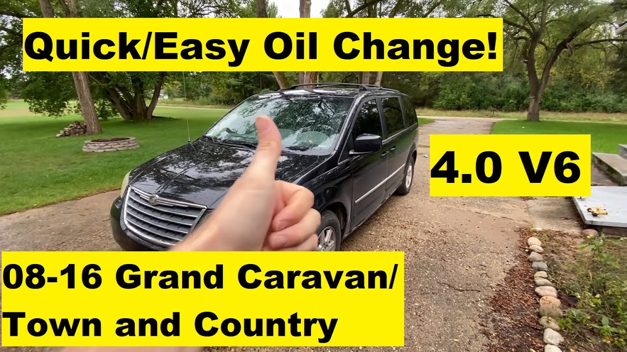 2010 chrysler town and country 3 8 oil capacity