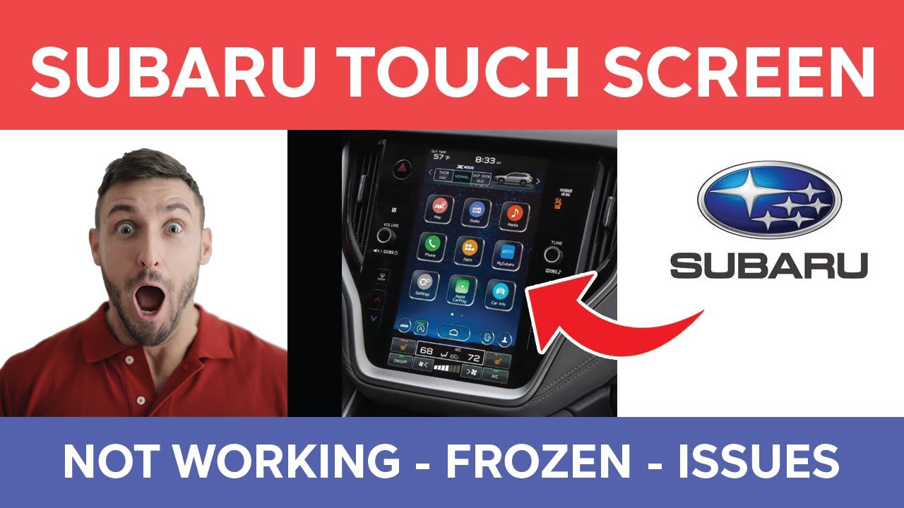2018 subaru outback touch screen not working