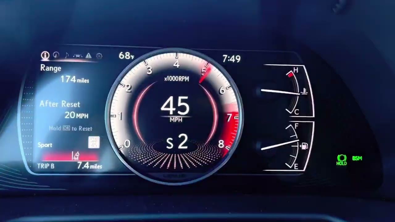 2020 lexus es 350 f sport 0 60