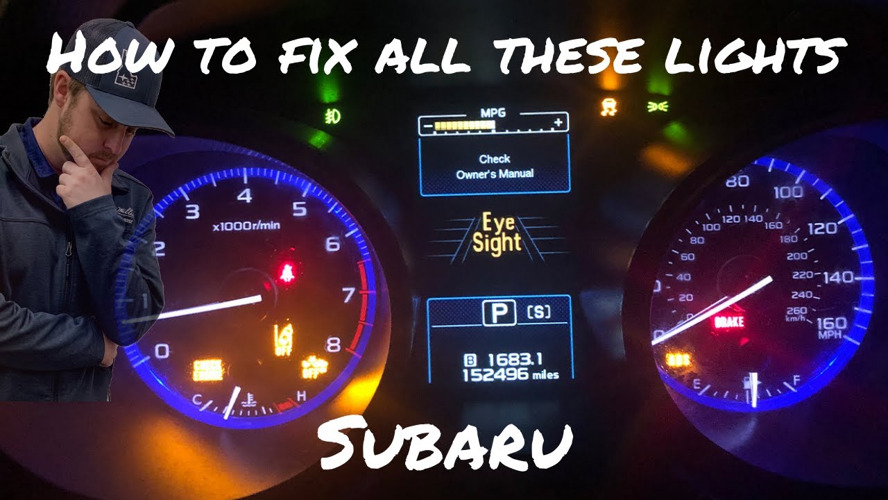 2020 subaru outback check engine light eyesight
