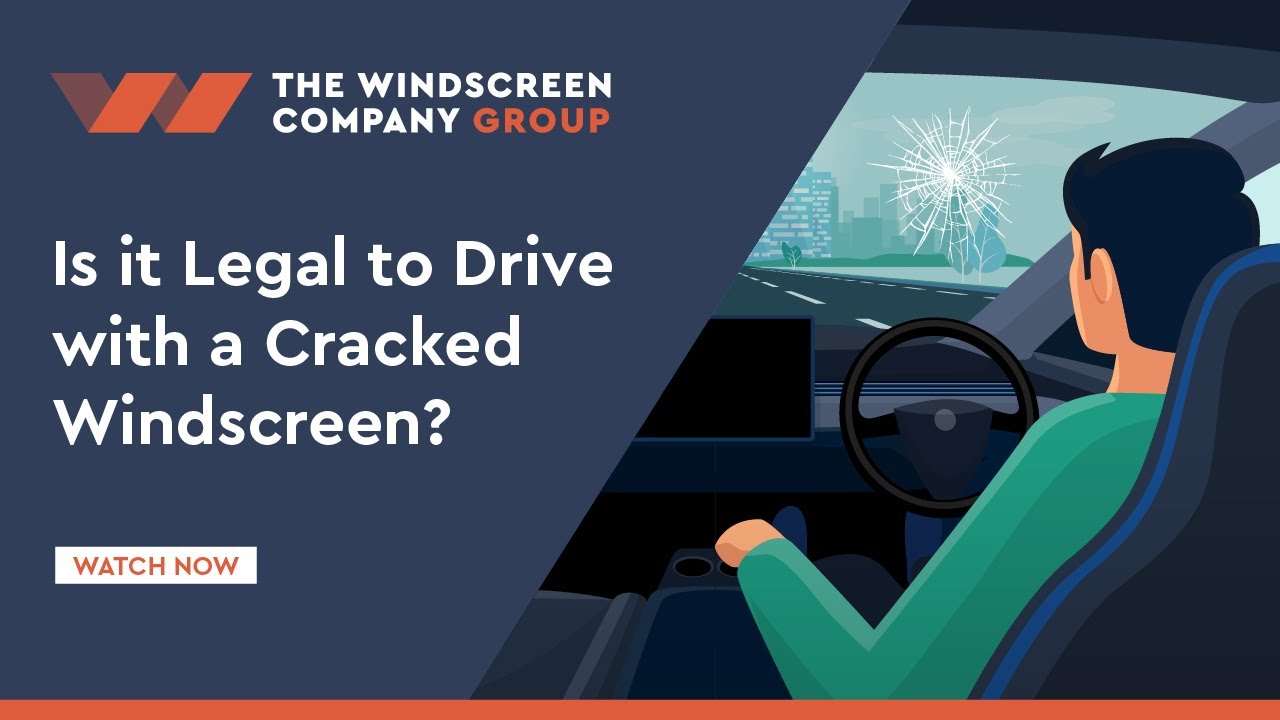 can i take my drivers test with a cracked windshield