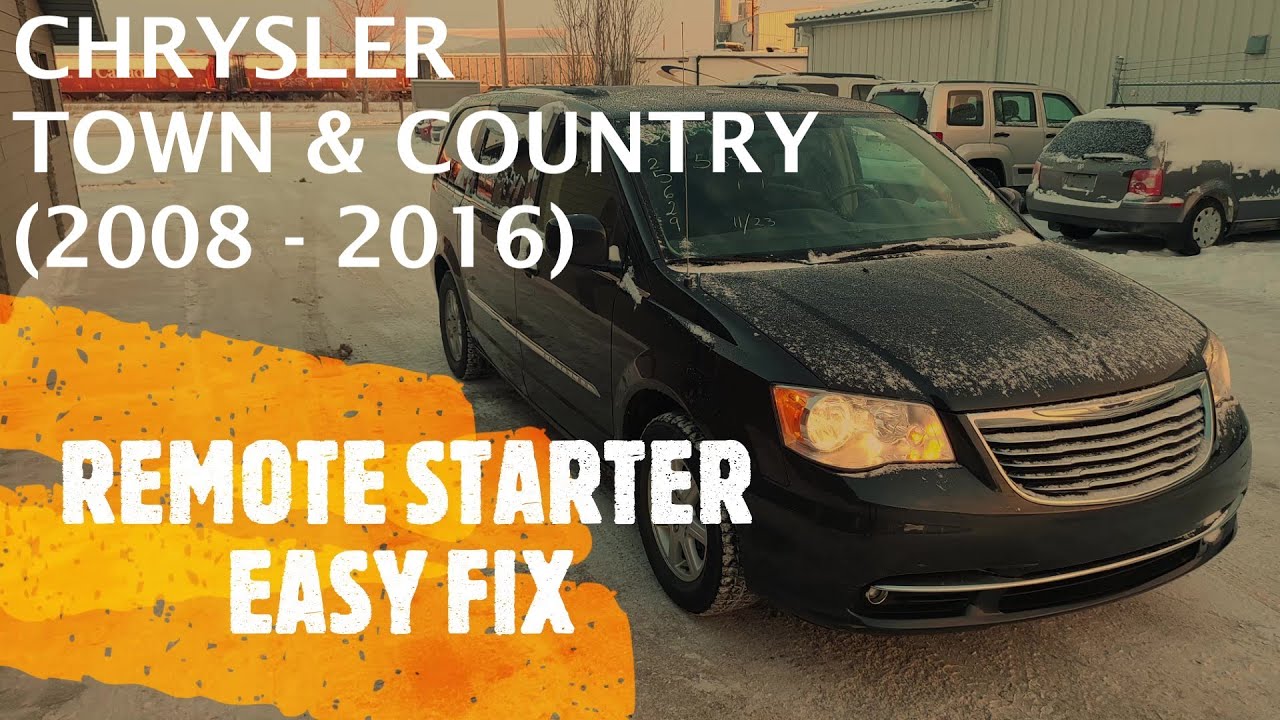 chrysler town and country push button start not working
