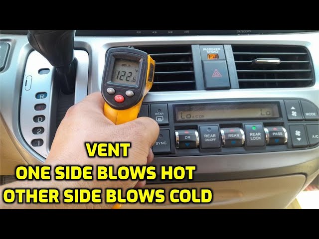 cold air only blowing on passenger side