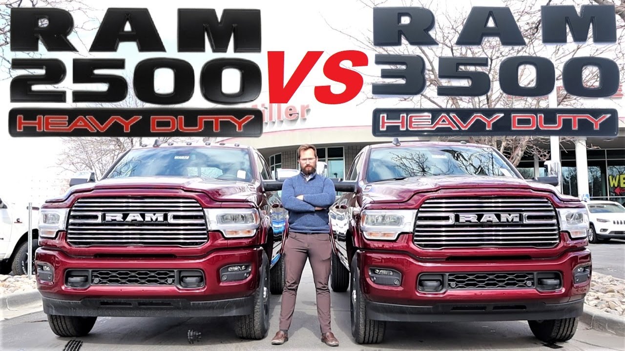 difference between ram 2500 and 3500 suspension