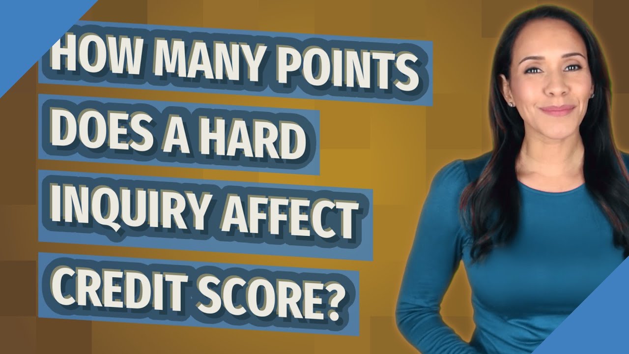 how many points do hard inquiries affect credit score