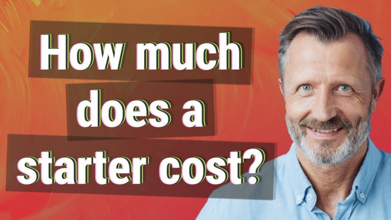 How Much Does It Cost to Replace a Starter? Complete Guide 2023
