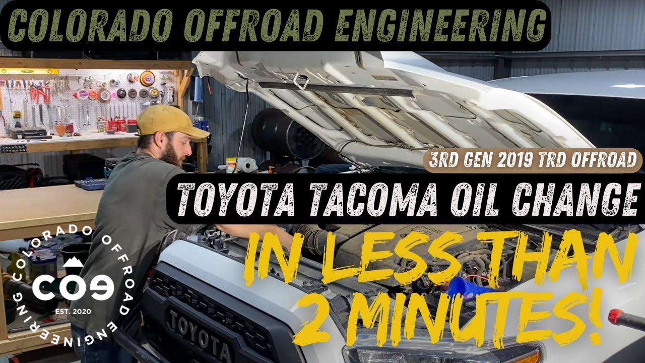 how much oil does a toyota tacoma take