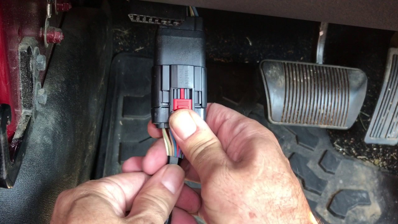how to disconnect jeep door wiring harness