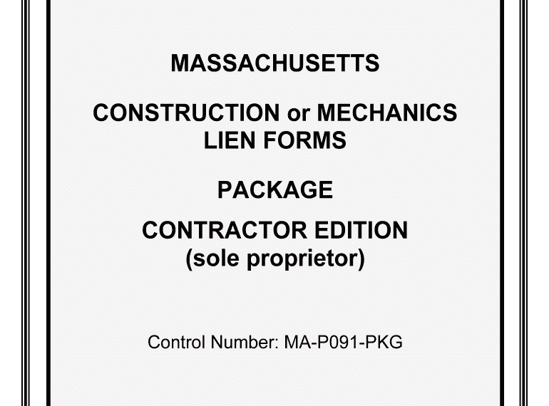 How to File a Mechanics Lien in Massachusetts: A Step-by-Step Guide