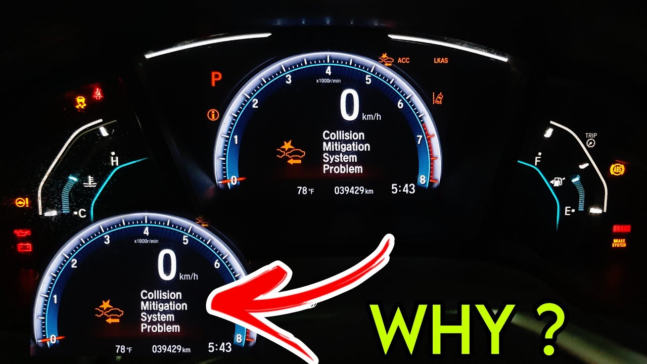 how to fix collision mitigation system problem