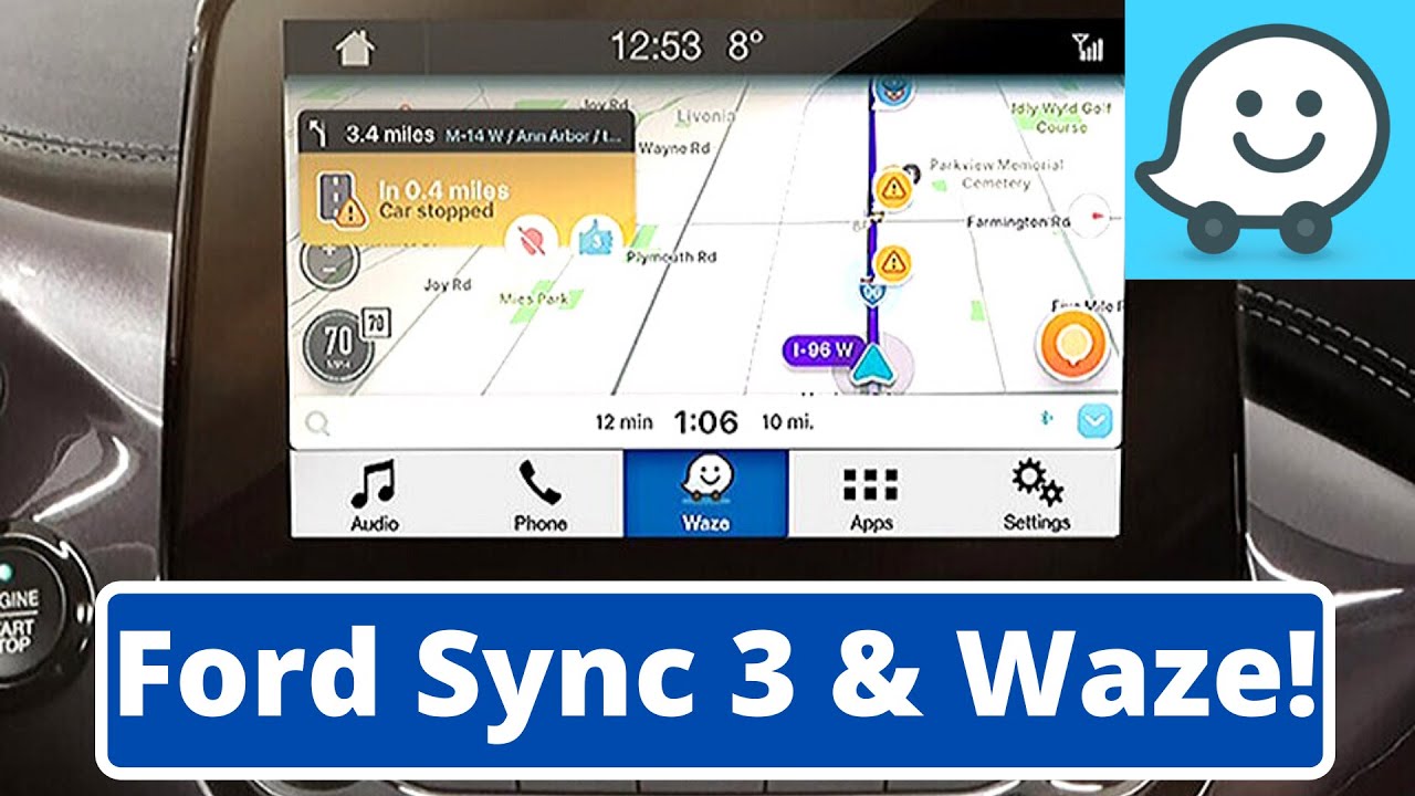 how to get waze on ford sync 4