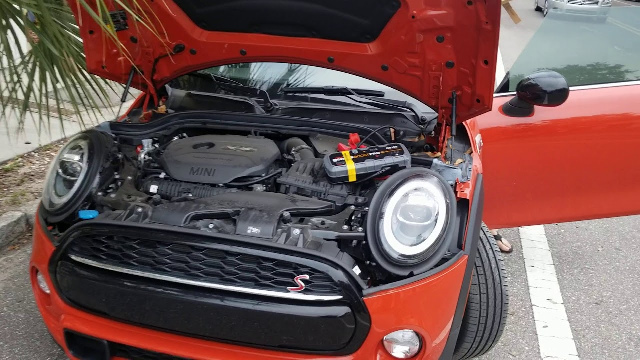 how to jump start a mini cooper