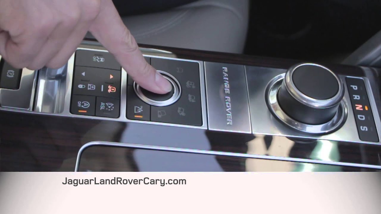 how to put range rover in 4 wheel drive