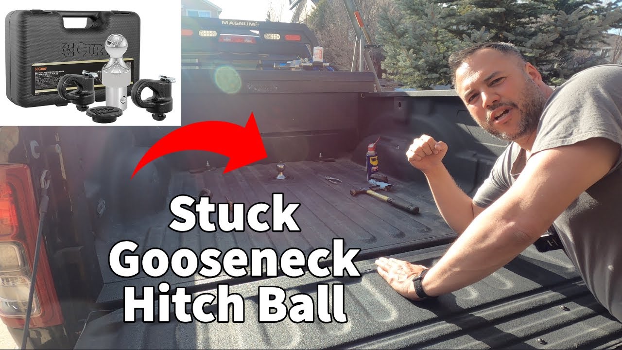 how to remove gooseneck ball from bed