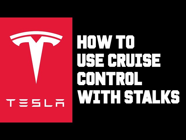 how to set cruise control tesla model 3