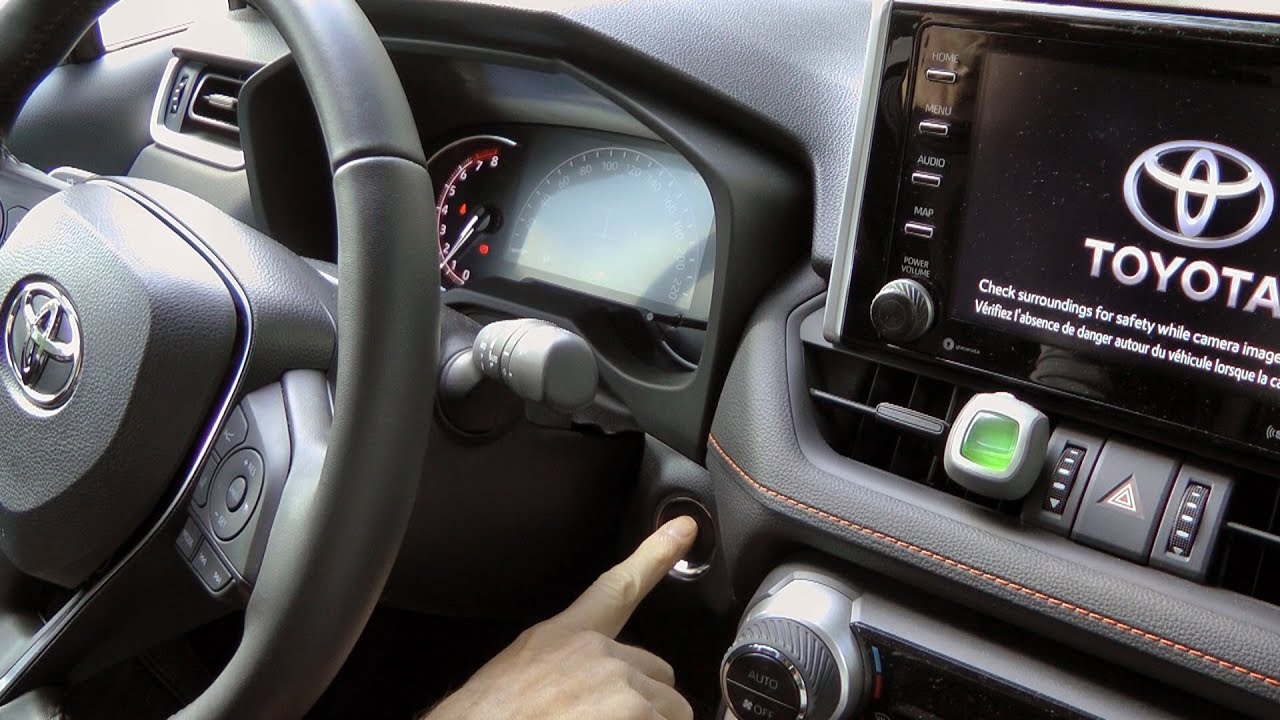 how to start rav4 with mechanical key