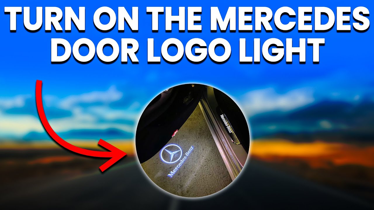 how to turn on mercedes emblem light