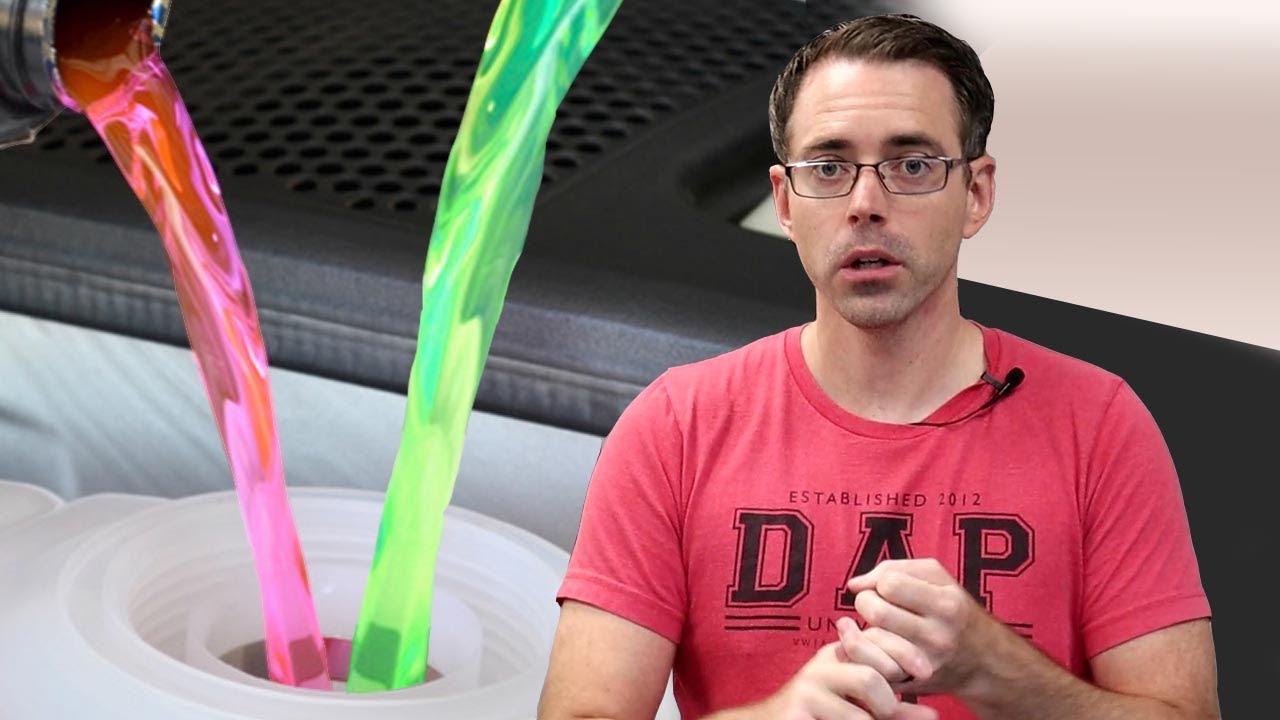 i mixed green and orange coolant what should i do