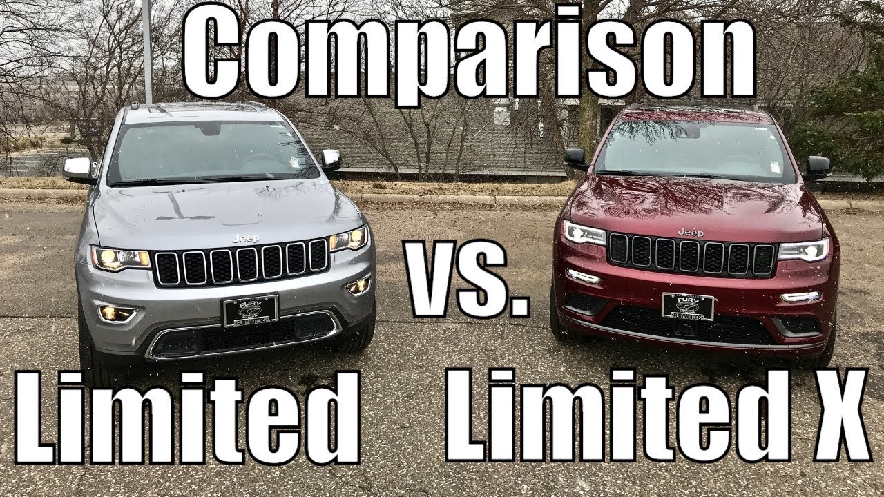 jeep grand cherokee limited vs limited x