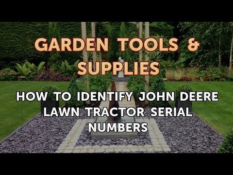 john deere 110 lawn tractor serial numbers revealed