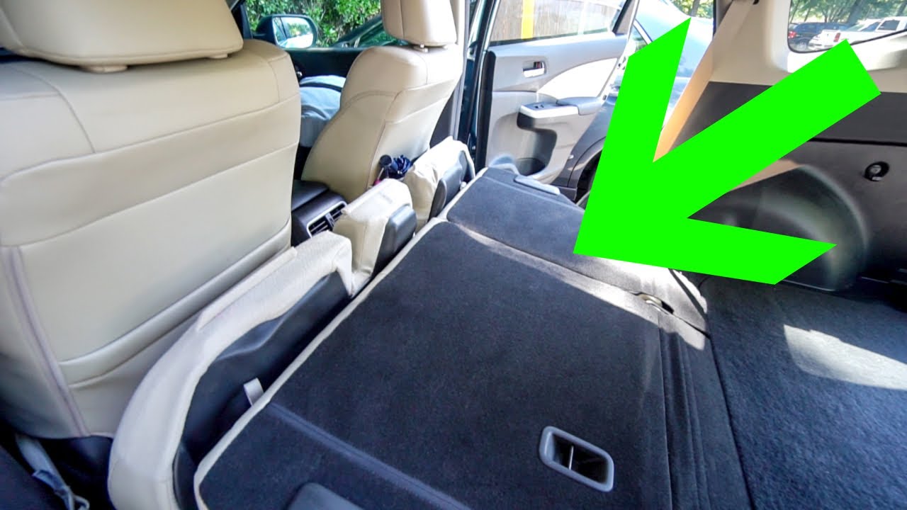 Maximize Space Honda CRV Back Seat Fold Down Dimensions 🚗