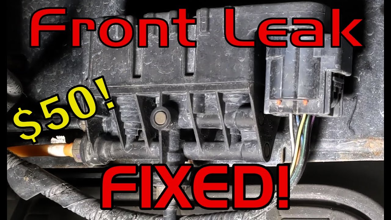 range rover sport air suspension valve block location