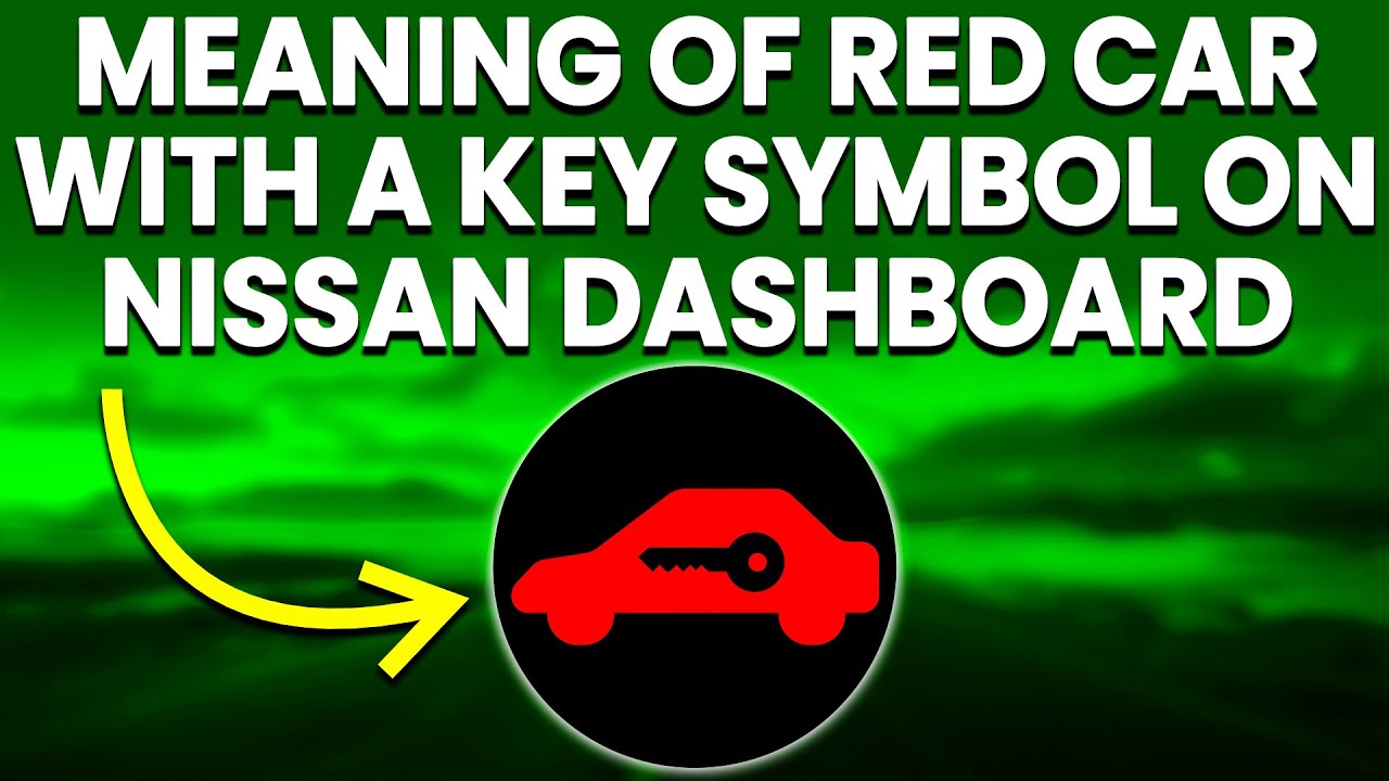 red car symbol on dashboard nissan altima