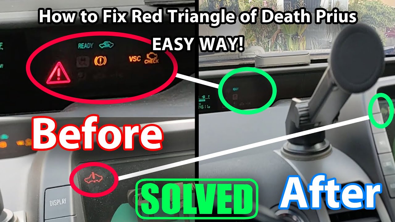 Troubleshooting the Prius Red Car Symbol with Exclamation Point