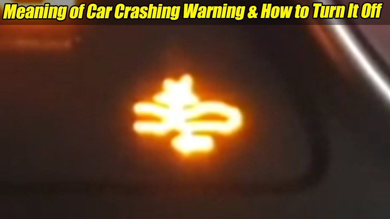 what does the two cars crashing light mean