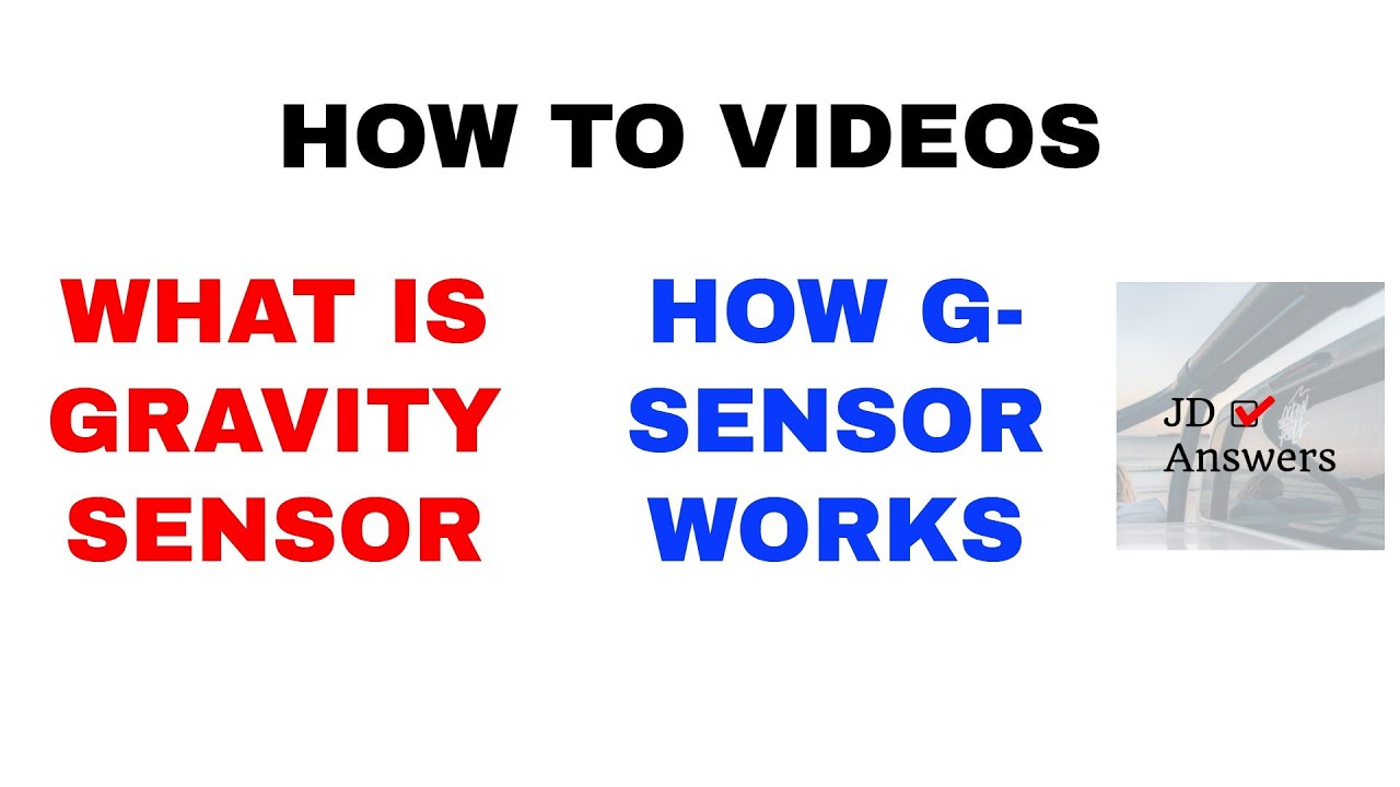 what is a g sensor on a dash cam