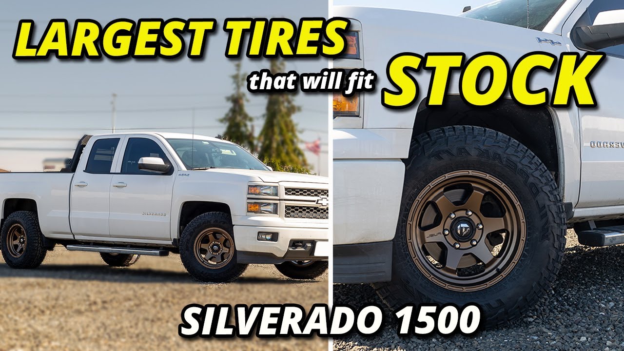 what size tires are on a chevy silverado 1500