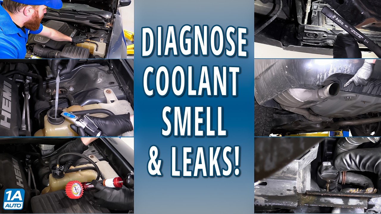 why does my car smell like coolant but not overheating